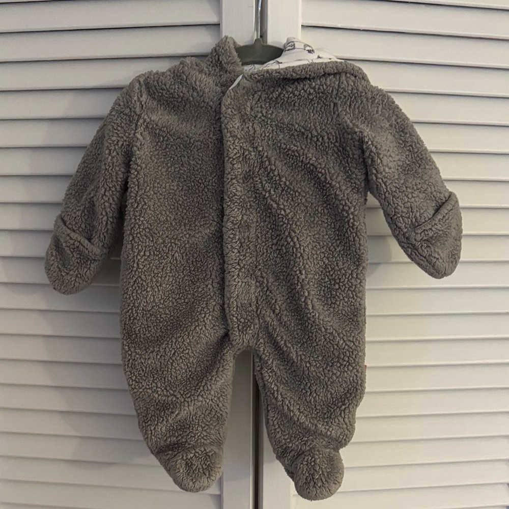 Magnetic Me Cloud Linky Fleece Bunting Grey Newborn